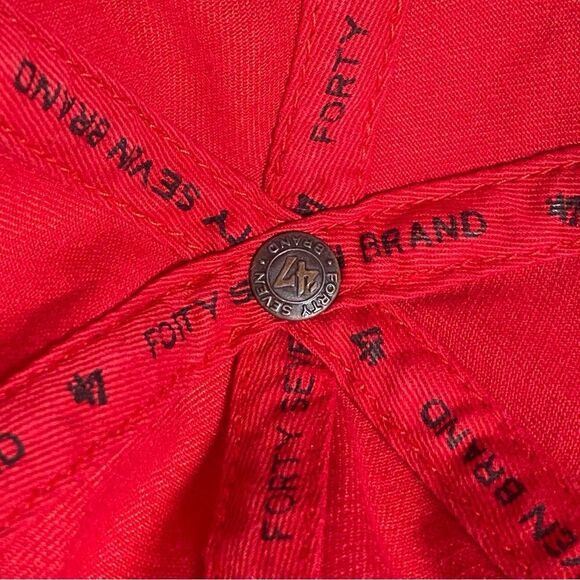 Forty Seven Red Chicago Blackhawks Baseball Cap Size XL - Picture 5 of 12